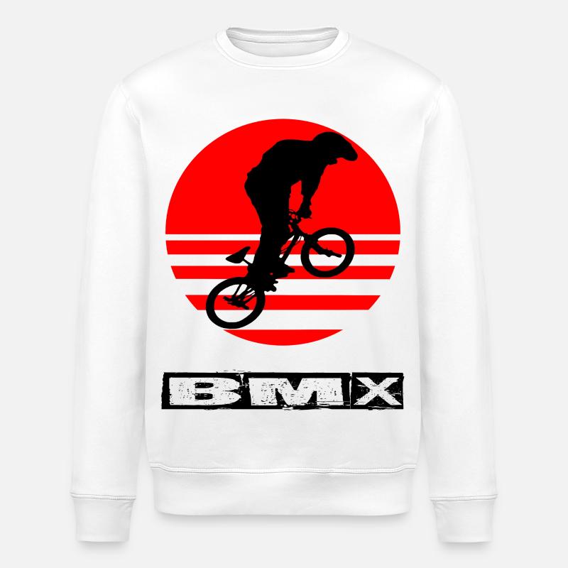 BMX - Stanley/Stella Unisex Bio-Sweatshirt ROLLER - Weiß