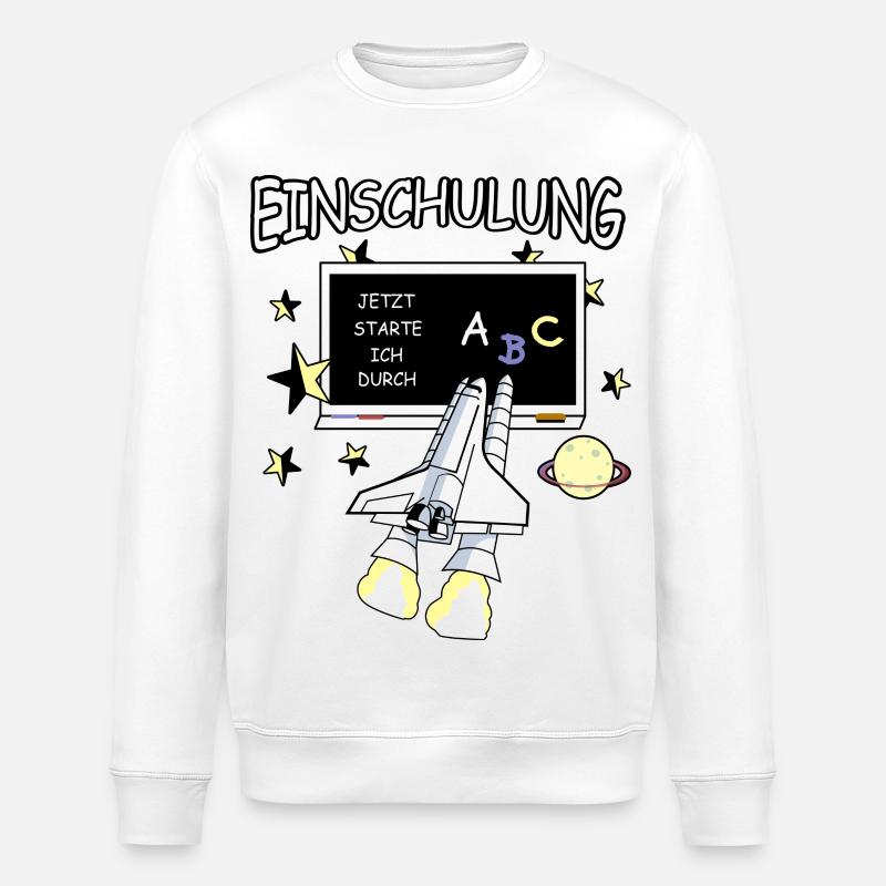 Einschulung - Stanley/Stella Unisex Bio-Sweatshirt ROLLER - Weiß