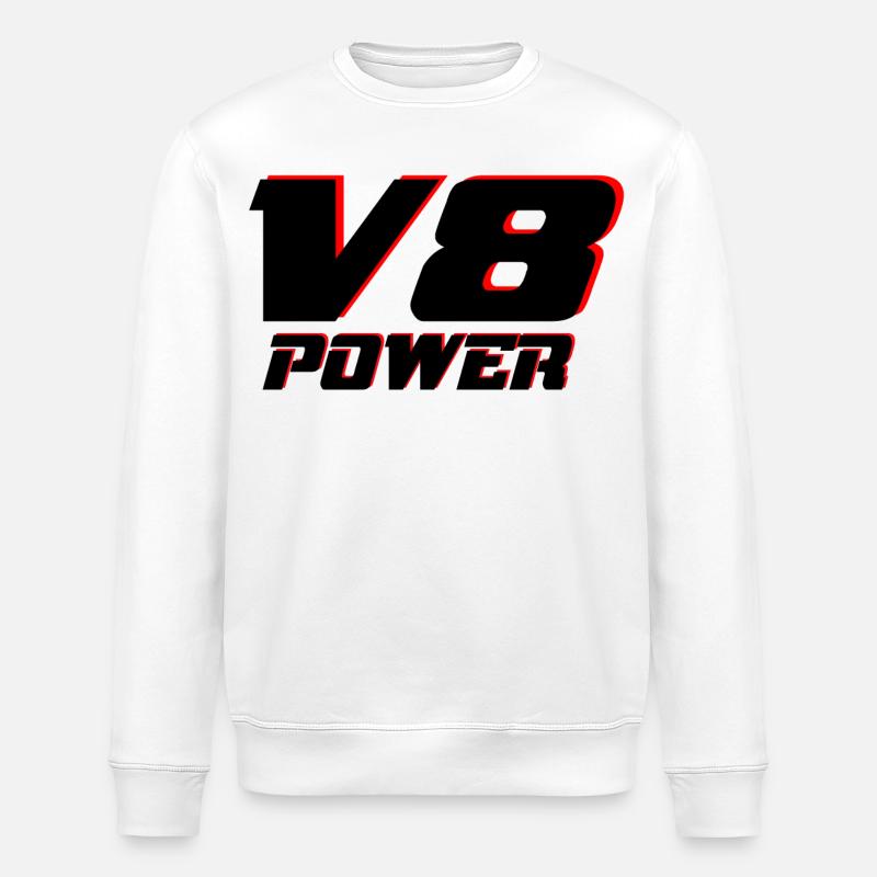 V8 - Stanley/Stella Unisex Bio-Sweatshirt ROLLER - Weiß