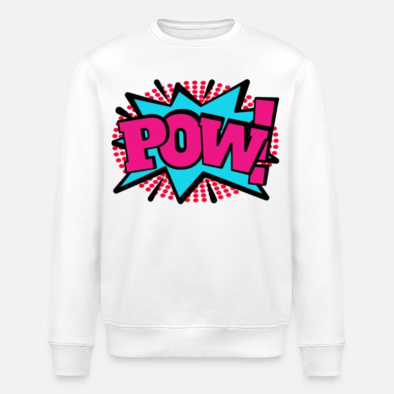 POW! - Stanley/Stella Unisex Bio-Sweatshirt ROLLER - Weiß