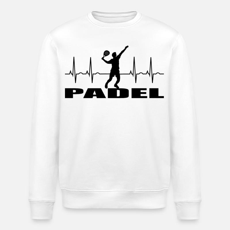 Padel - Stanley/Stella ROLLER Unisex Organic Sweatshirt - white