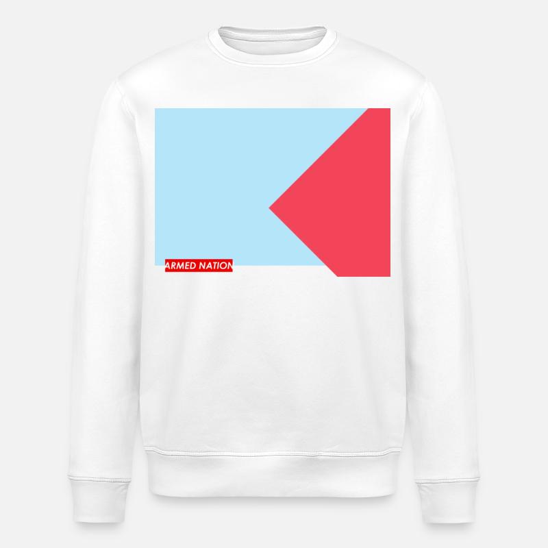 BLUE RED 2025 - Stanley/Stella Unisex Bio-Sweatshirt ROLLER - Weiß