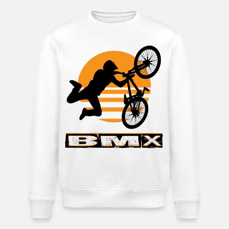 Vélo BMX - Sweat bio ROLLER Stanley/Stella Unisexe - blanc