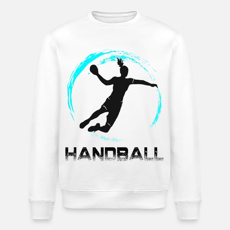 Handball - Stanley/Stella Unisex Bio-Sweatshirt ROLLER - Weiß