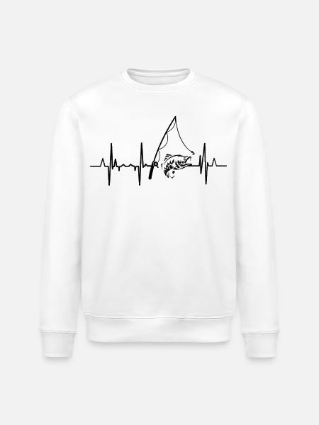 Fischerei Herzlinie - Stanley/Stella Unisex Bio-Sweatshirt ROLLER - Weiß