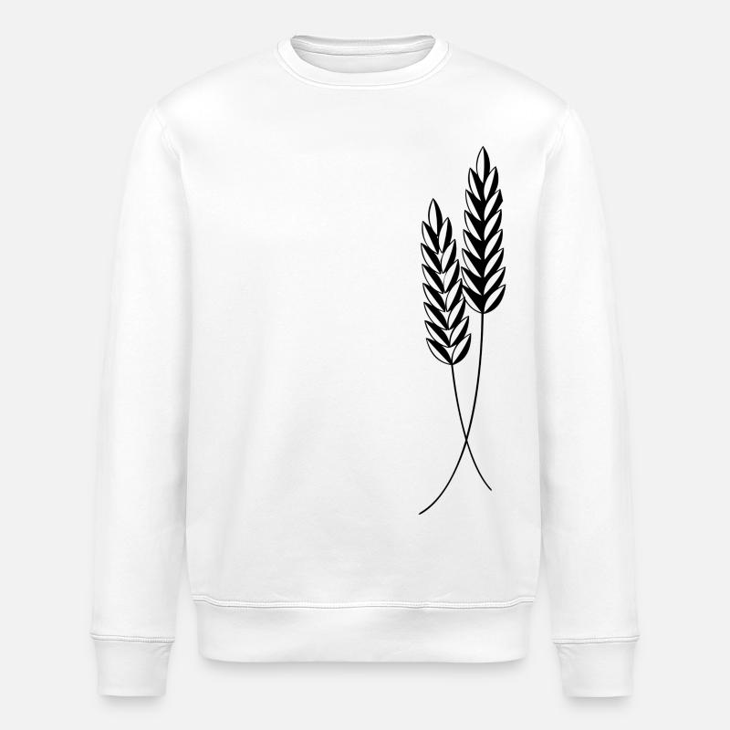 2 Ähren - Stanley/Stella Unisex Bio-Sweatshirt ROLLER - Weiß