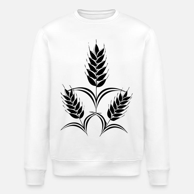 3 Ähren - Stanley/Stella Unisex Bio-Sweatshirt ROLLER - Weiß