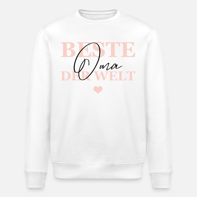 Beste Oma Der Welt - Stanley/Stella Unisex Bio-Sweatshirt ROLLER - Weiß