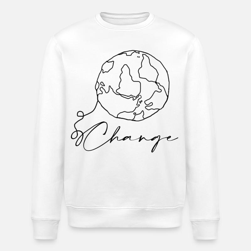 Monde - Sweat bio ROLLER Stanley/Stella Unisexe - blanc