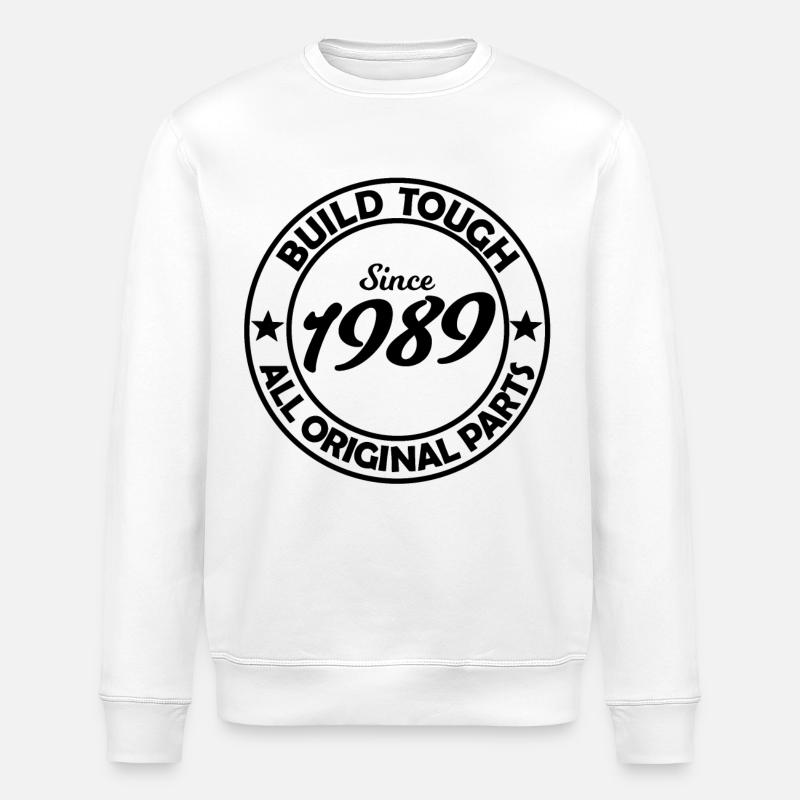 Geboren in 1989 - Stanley/Stella Unisex Bio-Sweatshirt ROLLER - Weiß