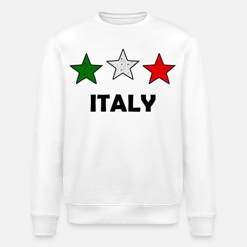L’Italien - Sweat bio ROLLER Stanley/Stella Unisexe - blanc