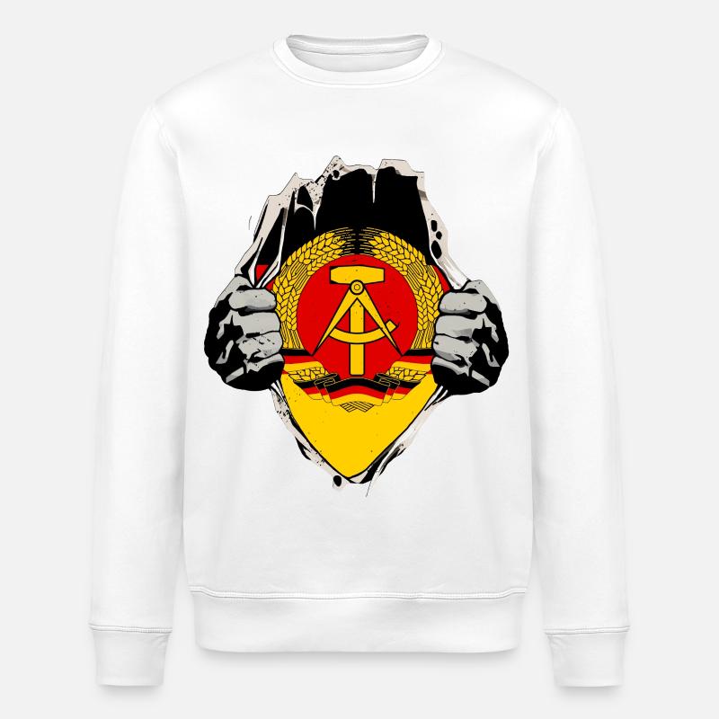 LA RDA sous le maillot - Sweat bio ROLLER Stanley/Stella Unisexe - blanc