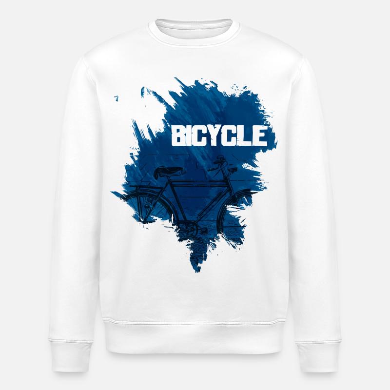 Bicycle - Stanley/Stella Unisex Bio-Sweatshirt ROLLER - Weiß