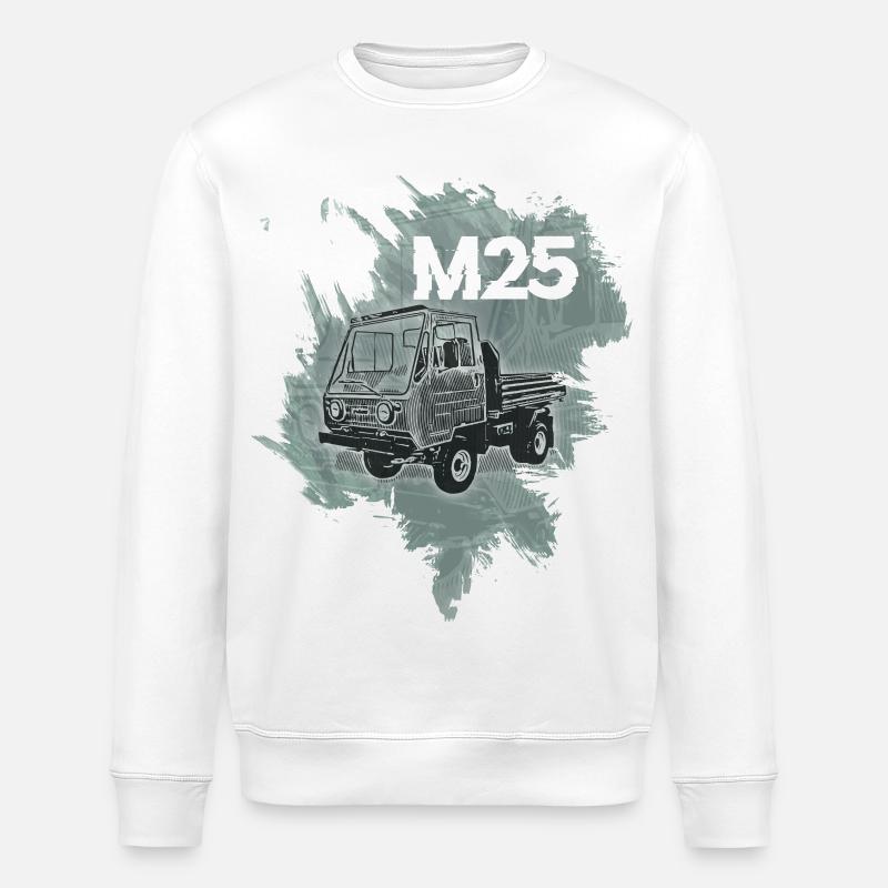 Multicar M25 - Stanley/Stella Unisex Bio-Sweatshirt ROLLER - Weiß
