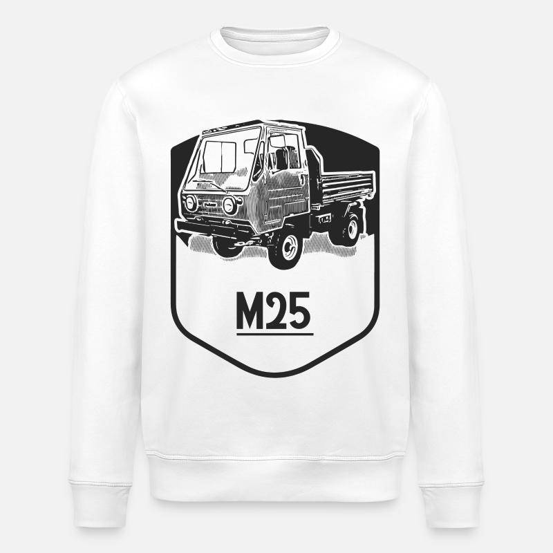 M25 Multicar - Stanley/Stella Unisex Bio-Sweatshirt ROLLER - Weiß