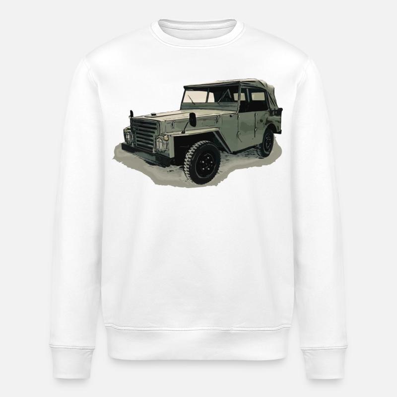 P 2 M Véhicule tout-terrain - Sweat bio ROLLER Stanley/Stella Unisexe - blanc