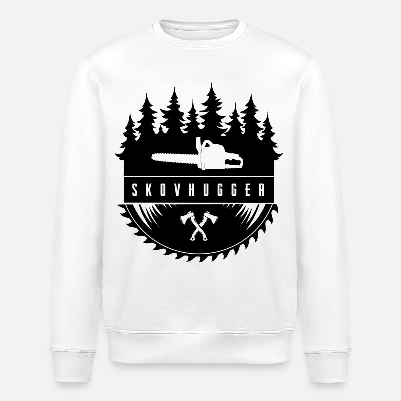 Lumberjack - Stanley/Stella ROLLER Unisex Organic Sweatshirt - white
