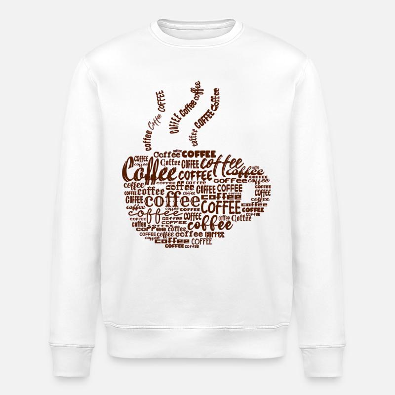 Kaffeetasse Kaffee Kaffeetrinker Kaffeeliebhaber - Stanley/Stella Unisex Bio-Sweatshirt ROLLER - Weiß