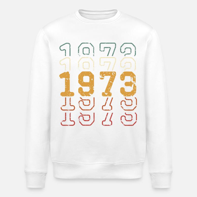 1973 - Stanley/Stella Unisex Bio-Sweatshirt ROLLER - Weiß
