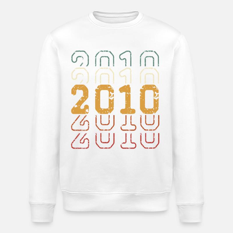 2010 - Sweat bio ROLLER Stanley/Stella Unisexe - blanc