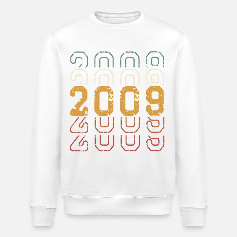 2009 - Sweat bio ROLLER Stanley/Stella Unisexe - blanc