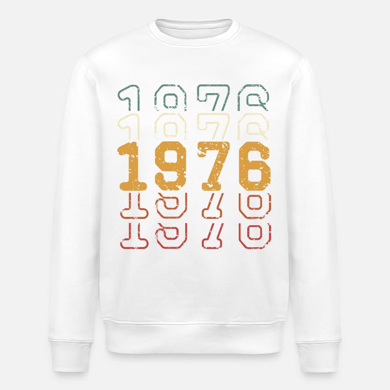 1976 - Stanley/Stella Unisex Bio-Sweatshirt ROLLER - Weiß