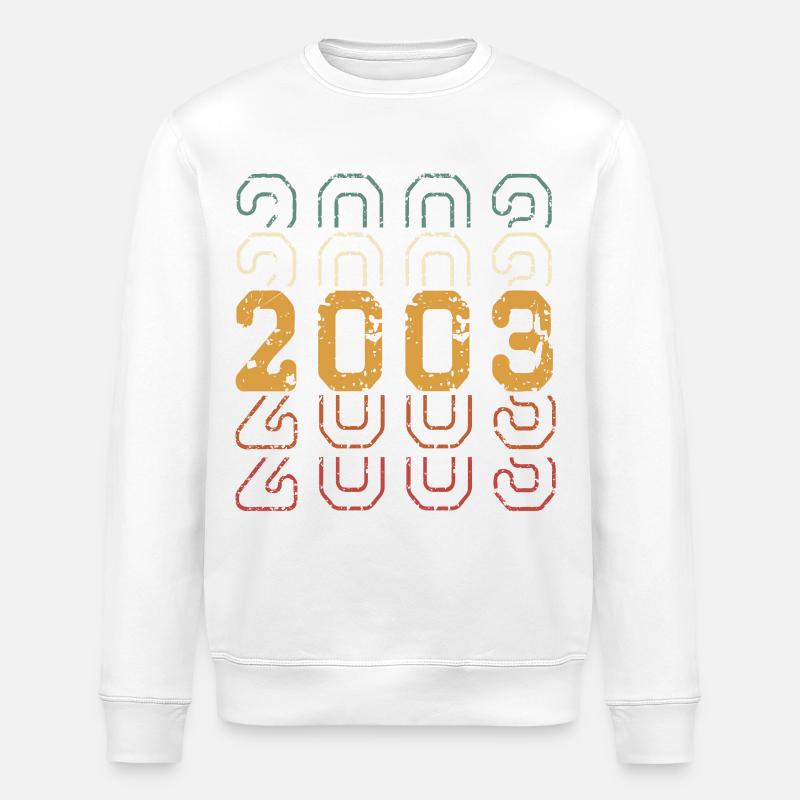 2003 - Stanley/Stella ROLLER Unisex Organic Sweatshirt - white
