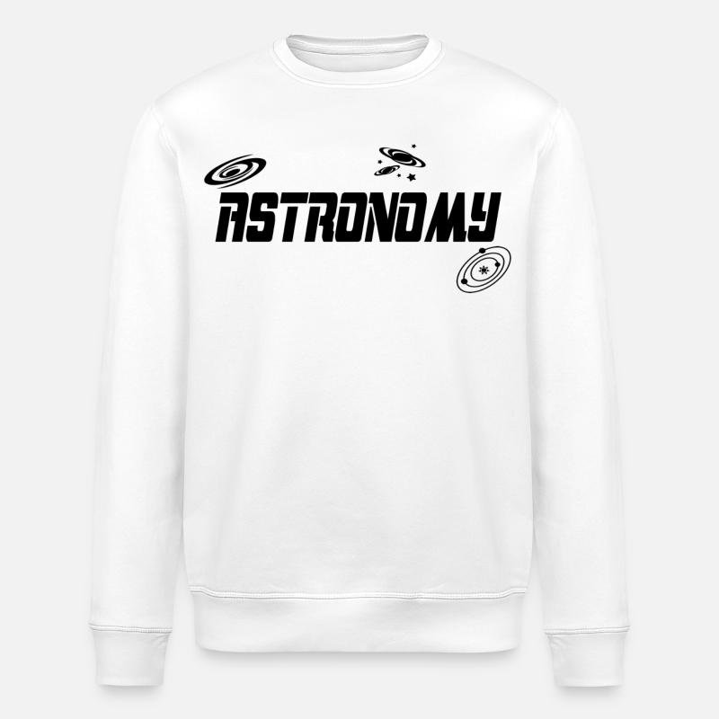 Astronomie - Sweat bio ROLLER Stanley/Stella Unisexe - blanc