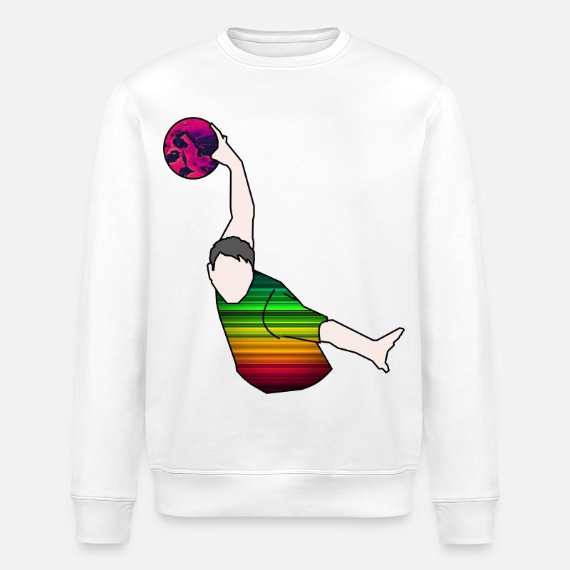 Tenpin Bowler - Stanley/Stella Unisex Bio-Sweatshirt ROLLER - Weiß