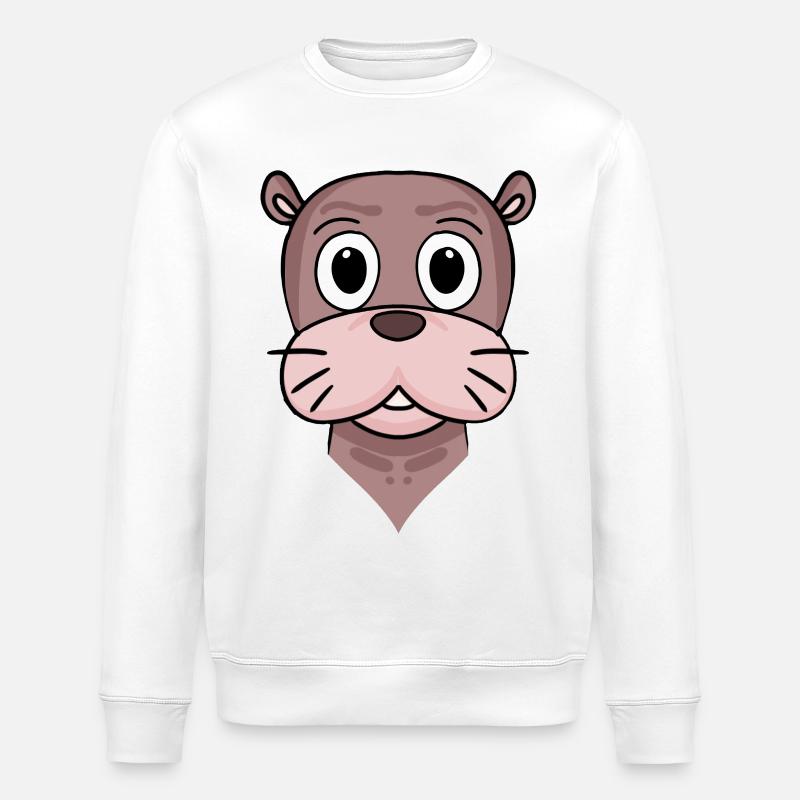 Seelöwe - Stanley/Stella Unisex Bio-Sweatshirt ROLLER - Weiß