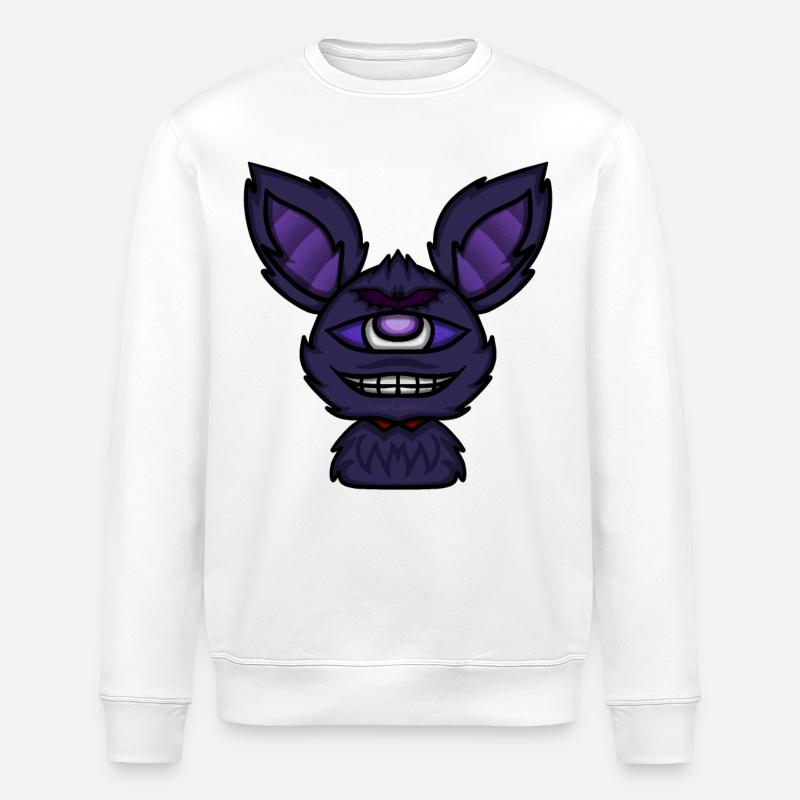 bald-Cyclops! By Pousse2Bambou ! - Stanley/Stella ROLLER Unisex Organic Sweatshirt - white