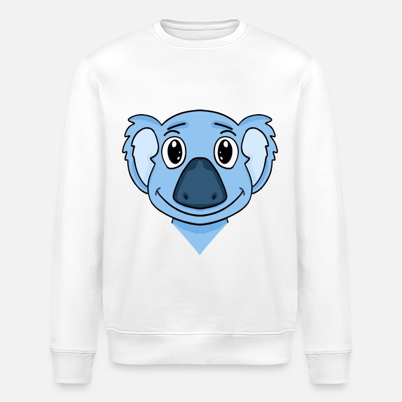 Koala - Stanley/Stella ROLLER Unisex Organic Sweatshirt - white