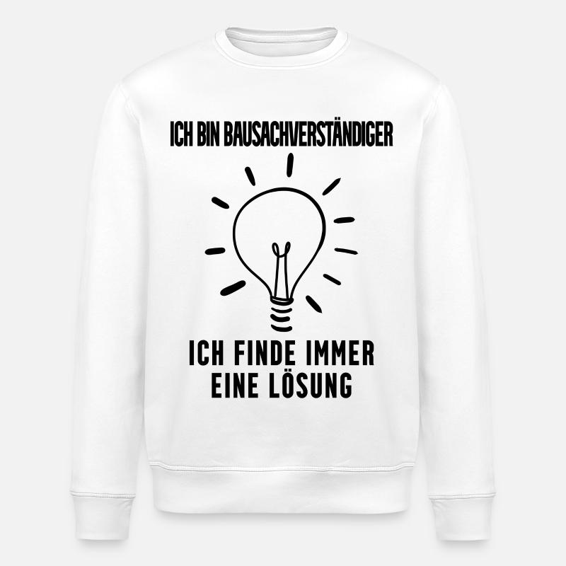 Bausachverständiger Beruf Ausbildung - Stanley/Stella Unisex Bio-Sweatshirt ROLLER - Weiß