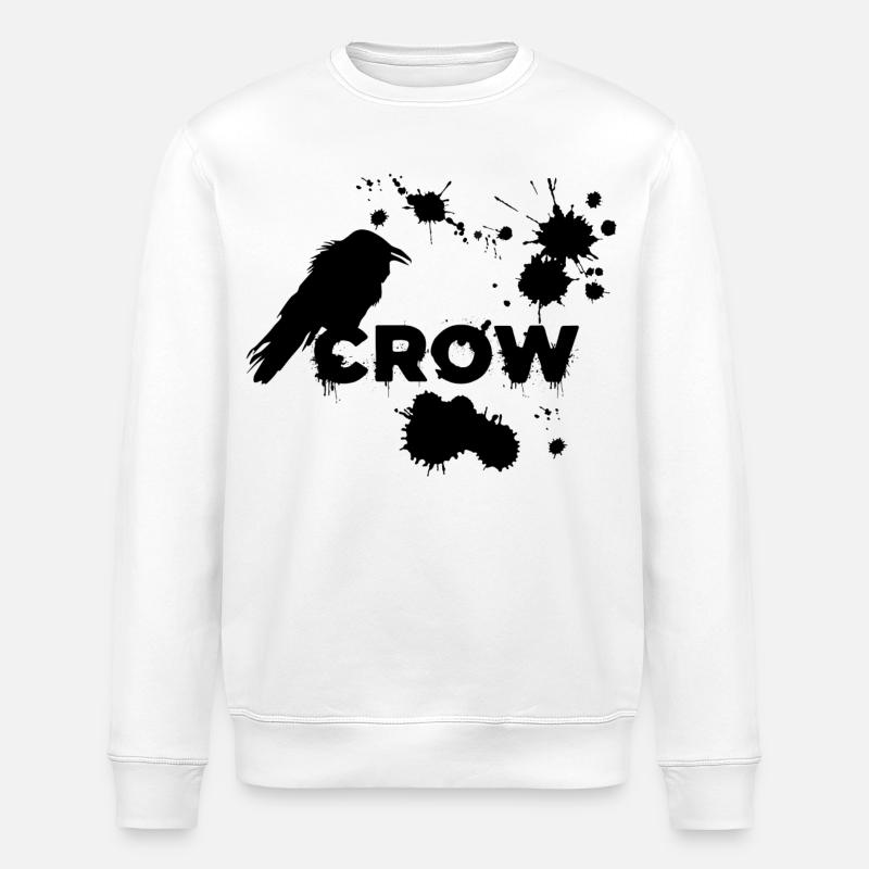 Der schwarze Rabe - Stanley/Stella Unisex Bio-Sweatshirt ROLLER - Weiß