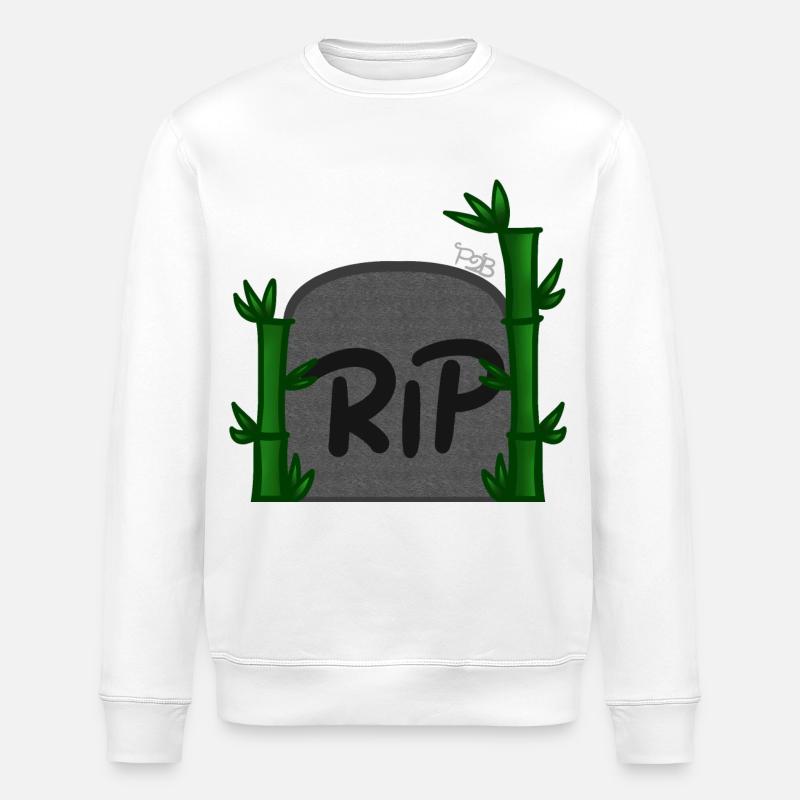 Rip ! By Pousse2Bambou ! - Sweat bio ROLLER Stanley/Stella Unisexe - blanc