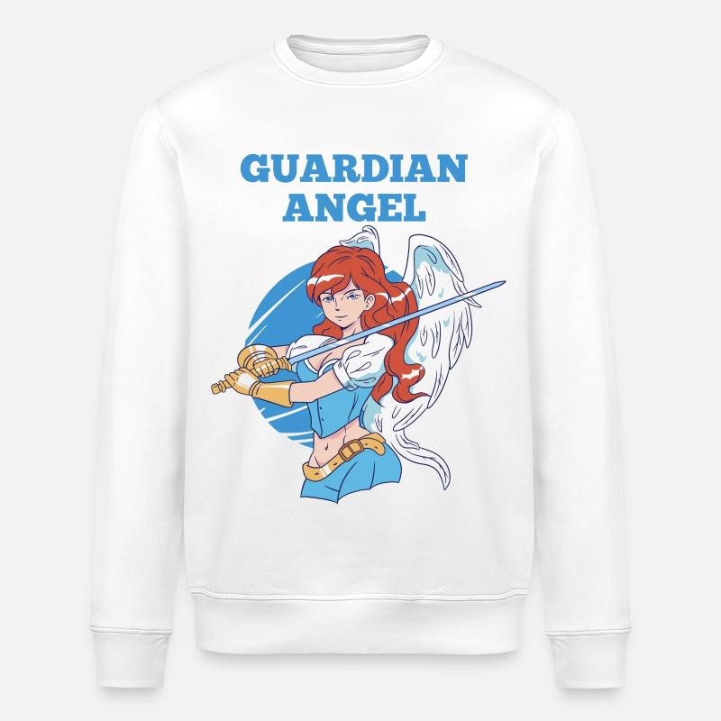 Guardian Angel - Stanley/Stella Unisex Bio-Sweatshirt ROLLER - Weiß