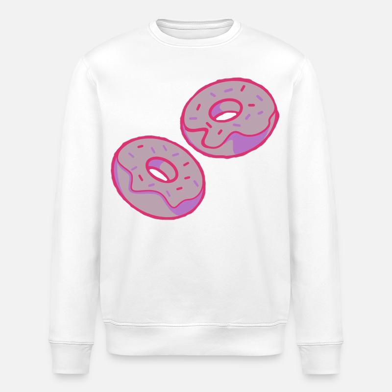 Donuts - Stanley/Stella Unisex Bio-Sweatshirt ROLLER - Weiß