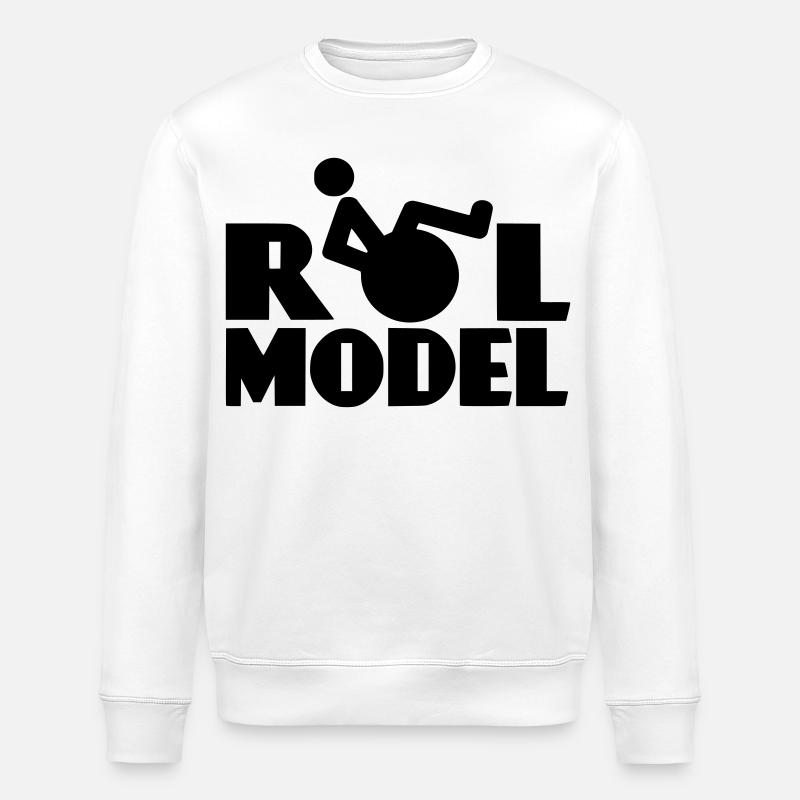 Vorbild # - Stanley/Stella Unisex Bio-Sweatshirt ROLLER - Weiß