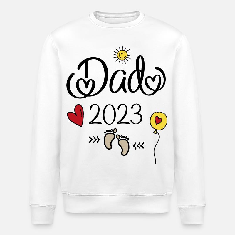Dad 2023 - Stanley/Stella Unisex Bio-Sweatshirt ROLLER - Weiß