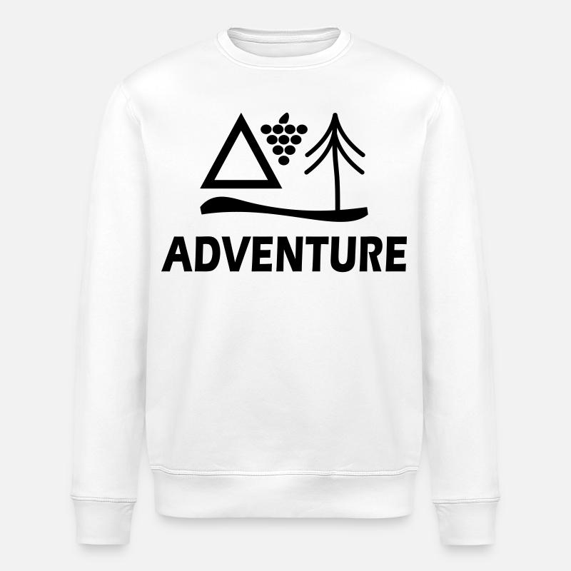 Adventure - Stanley/Stella Unisex Bio-Sweatshirt ROLLER - Weiß