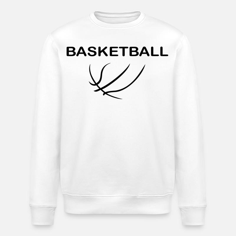 Basketball - Stanley/Stella ROLLER Unisex Organic Sweatshirt - white