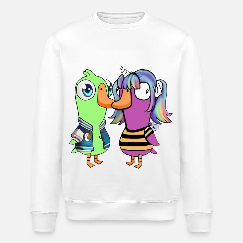 Mist Biene Steama - Stanley/Stella Unisex Bio-Sweatshirt ROLLER - Weiß