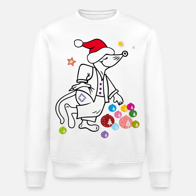 Weihnachten, Weihnachtsfest - Stanley/Stella Unisex Bio-Sweatshirt ROLLER - Weiß