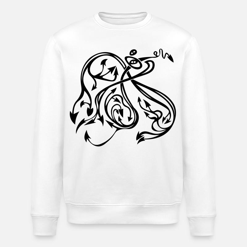 Pfeile - Stanley/Stella Unisex Bio-Sweatshirt ROLLER - Weiß