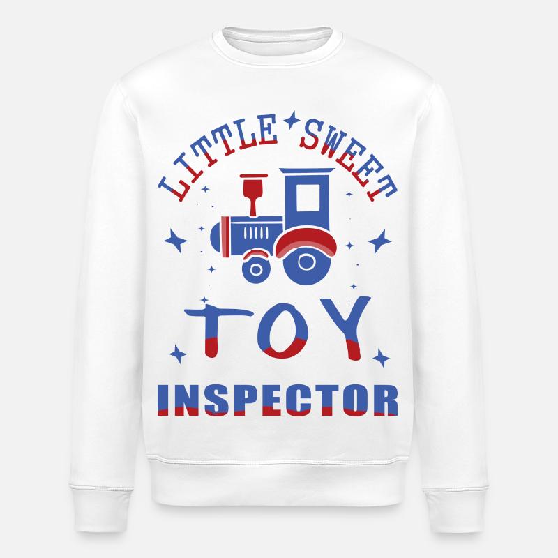 Eisenbahn Spielzeug Inspektor - Stanley/Stella Unisex Bio-Sweatshirt ROLLER - Weiß