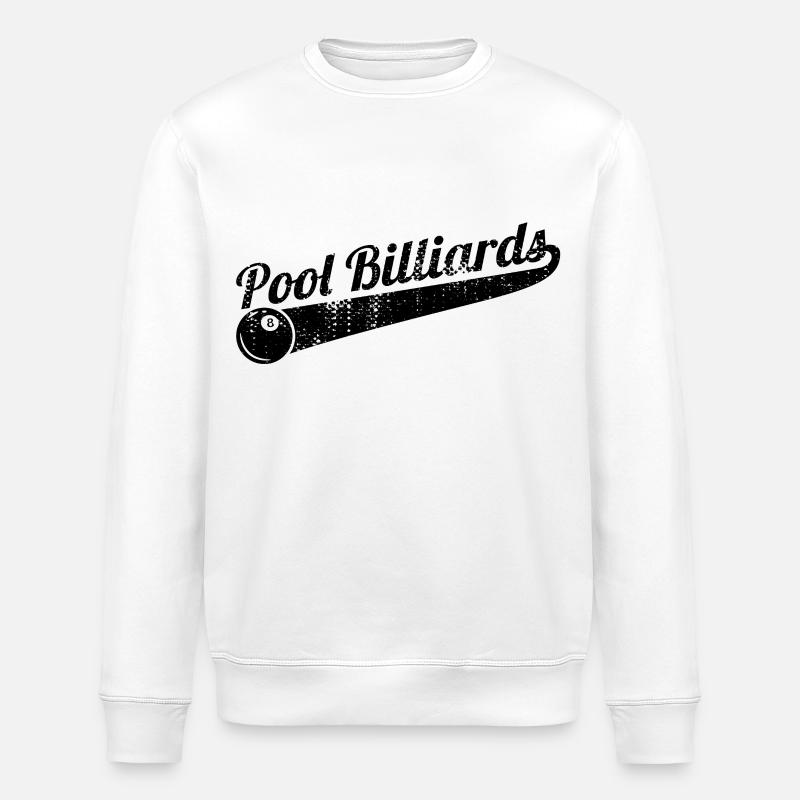 Billard Pool - Stanley/Stella Unisex Bio-Sweatshirt ROLLER - Weiß