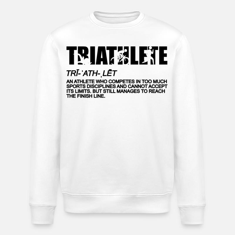 Définition du triathlon - Sweat bio ROLLER Stanley/Stella Unisexe - blanc