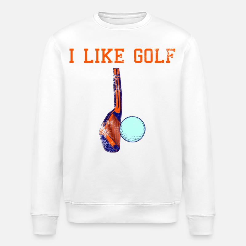 J’adore le golf - Sweat bio ROLLER Stanley/Stella Unisexe - blanc