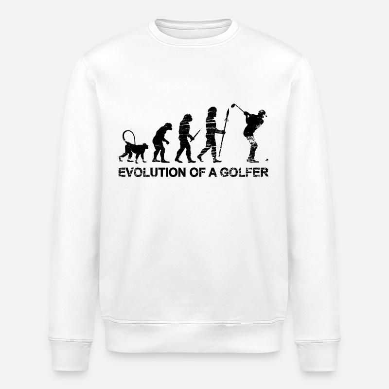 Entwicklung des Golfs - Stanley/Stella Unisex Bio-Sweatshirt ROLLER - Weiß