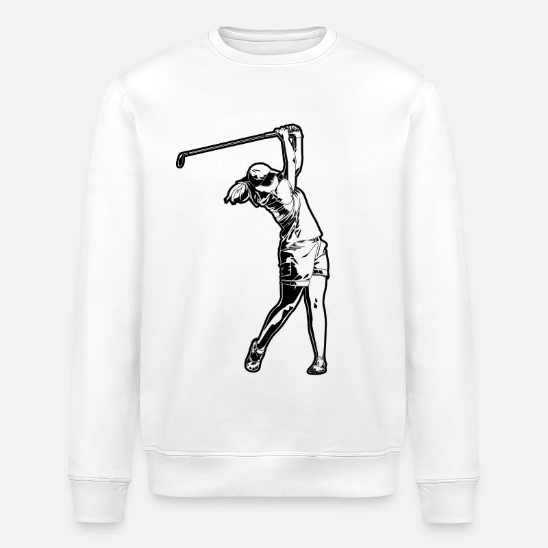 Golfeurs Filles - Sweat bio ROLLER Stanley/Stella Unisexe - blanc